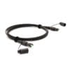high performance supertap fiber optic patch cord with 4x7mm flat cable for wireless networks