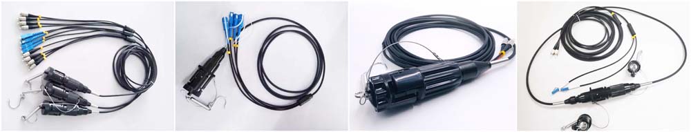 ftta tpu sc upc 8 core fiber patch cord, ip67 waterproof flexible high density solution