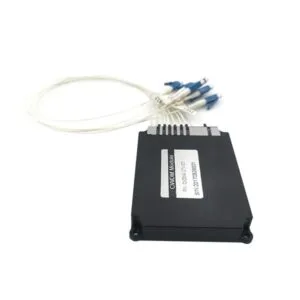 mux demux cwdm module 6ch with lc connectors, 1371nm to 1391nm, packed in abs box size 100*80*10mm