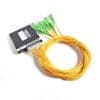 8ch cwdm fliter sc/apc connectors, 2.0mm loose tube pigtails yellow 1.5 meter, insertion loss ≤2.5db, return loss >45db
