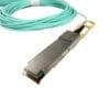 qsfp+ to qsfp+ aoc cable 40gbps transmission rate ethernet with optical module, om4 mm 3mm