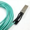 10g sfp+ active optical cable om3 50/125um multimode 5 meter ofnr aqua