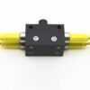 afop fiber optic attenuator lc duplex connectors, 1290nm ~1610nm, 2mm with lszh yellow cable 1 meter