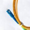 telecom patch cord sc/apc sc/upc sm sx 3.0mm yellow, high performance