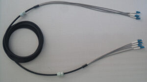 dlc 4 core outdoor fiber optic patch cord durable high speed ftta compliant