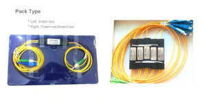 fwdm module cassette t1550nm r1310/1490nm, fc/apc connectors, single mode yellow 1meter 2.0mm