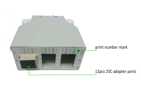 din rail fiber splice box for ftth optical termination