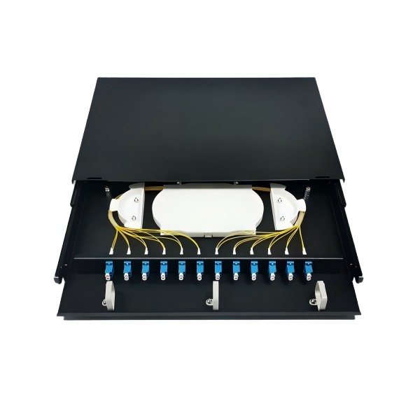 1u 12 port patch panel lc connectors