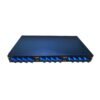 gpsm 1u rack mount fiber patch panel 12 port sc upc with angled adapters, 19" standard