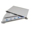 gpvp01 pivoting rack mount patch panel 1u rack mount, 360° rotation, metal housing