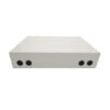 2u 48 port sc upc fiber patch panel, white, 0.9mm adapters, 19" rack mount