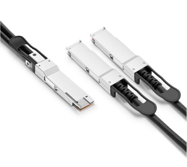 qsfp dd 400g to qsfp56 2 x 200g dac passive direct attach copper cable