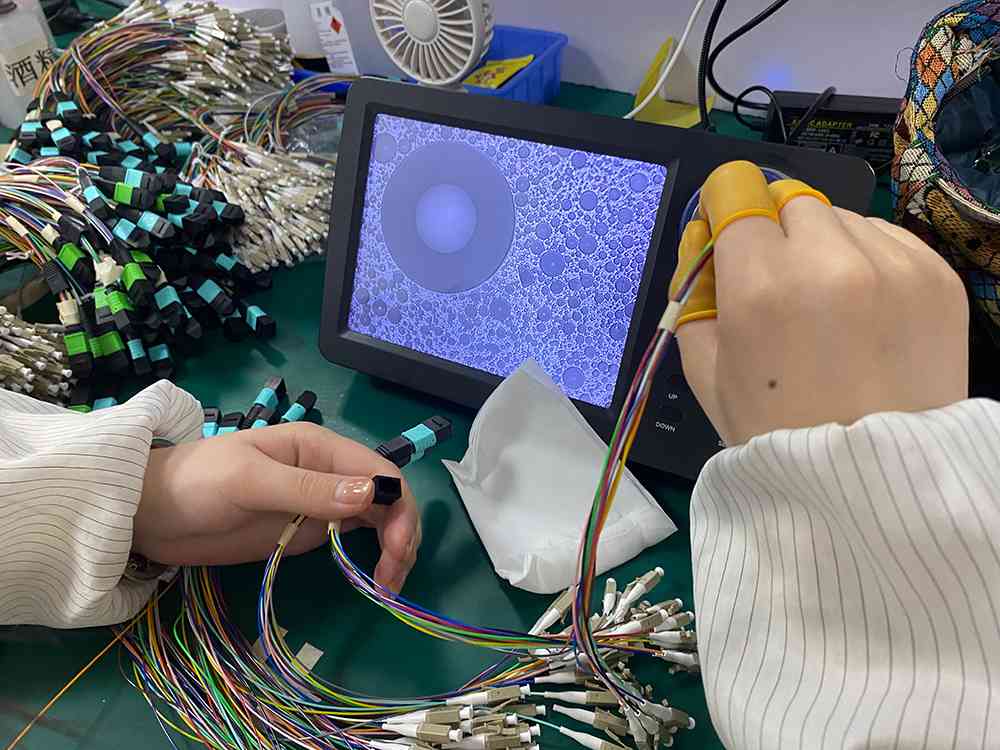 fiber optic connector end face inspection