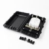 gjs 2025 fiber optic joint closure 144 cores, ip68 waterproof, 4 in/out ports for high density networks