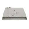 12 port 24 core fiber patch panel with om3 angled adapters, st/sc/lc compatible, metal housing, for data centers