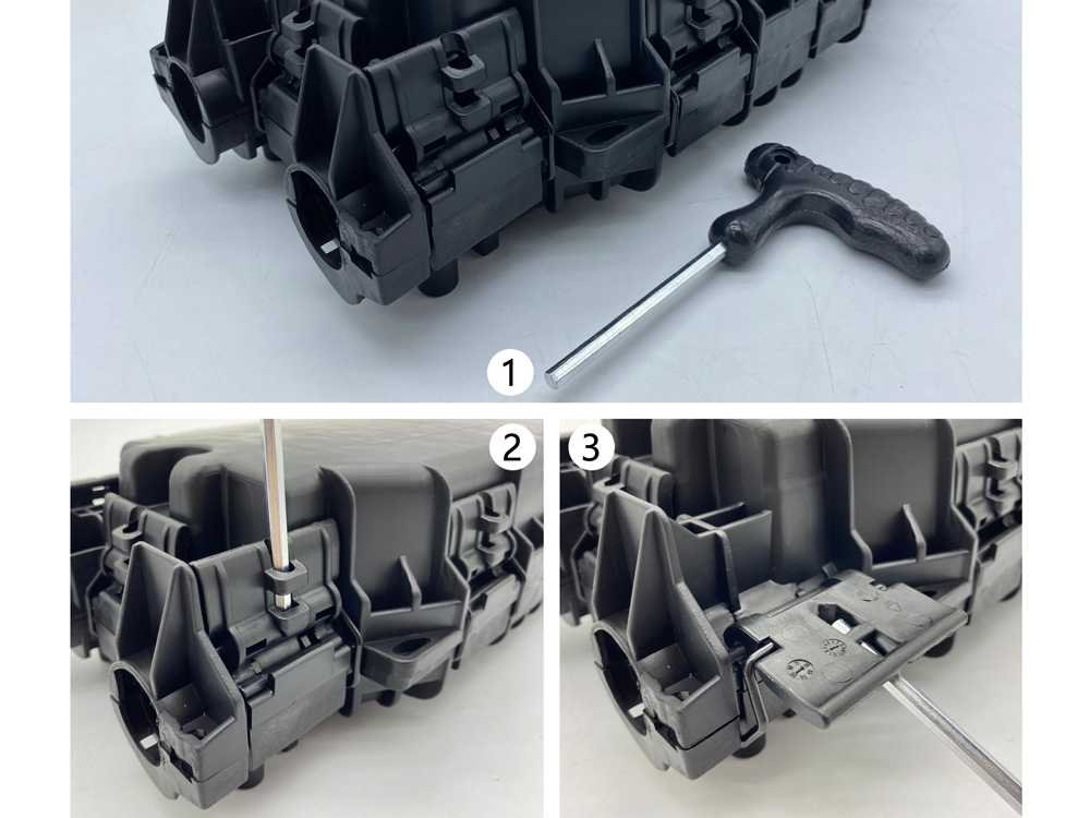 gjs h020 fiber optic splice closure 24 core, ip68, waterproof and dustproof cable joint enclosure