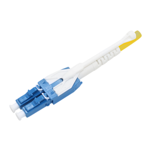 single mode fiber lc connector upc duplex smf, green, with pull rod white