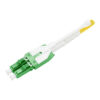 single mode fiber lc connector upc duplex smf, green, with pull rod white