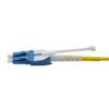 lc/upc to lc/upc patch cord duplex 5 meter, yellow sm dx,g.657a2 lszh, with push pull rods
