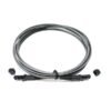 premade fiber optic cable with mtrj connector, mtrj patch cord wire amoured cable 2 cores multimode mm lszh gray 10 meter