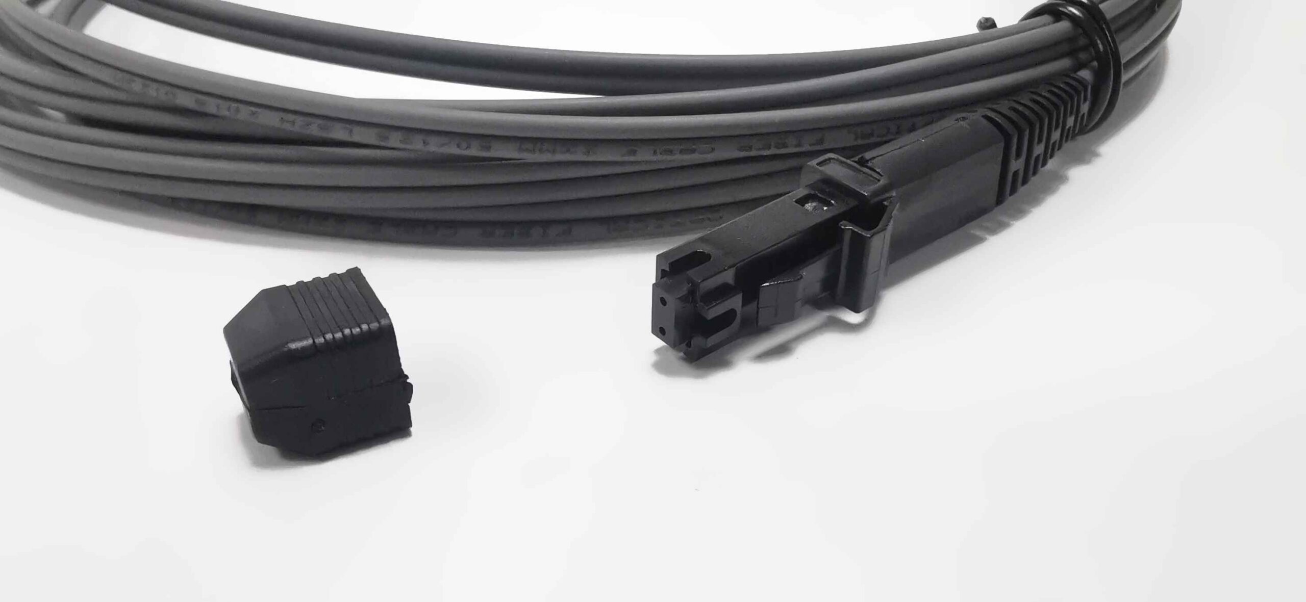 mtrj to mtrj patch cord multimode with female connectors gray