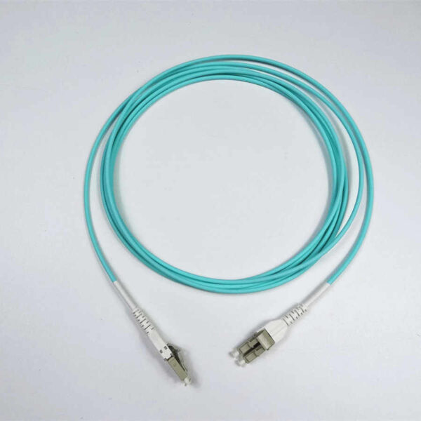 10g indoor uniboot patch cord multimode lc lc dupelx om1 61.5/125um 3.5mm 2cores g657 fiber ofnr riser fiber optic cable (copy)