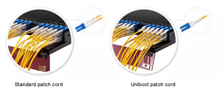 single mode lc patch cord with push pull dual lc connector, sm dx 1m os2 9/15um yellow ofnr riser cable