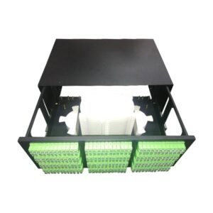 high density fiber patch panel 144 port sc upc, 19" rack mount, 0.9mm sm/mm