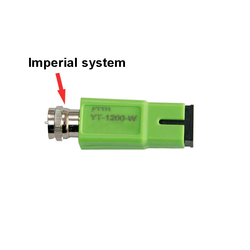 indoor catv ftth passive optical receiver, green plastic housing, sc/apc input