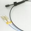 12 fiber mt to lc/pc patchcord multimode om3 50/125um mm 30cm, colorful fanout fiber pigtails