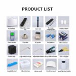 portable ftth toolbox with 24 piece fast connector kit, water resistant, for drop cable installation & maintenance