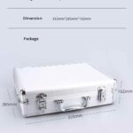 portable ftth toolbox with 24 piece fast connector kit, water resistant, for drop cable installation & maintenance