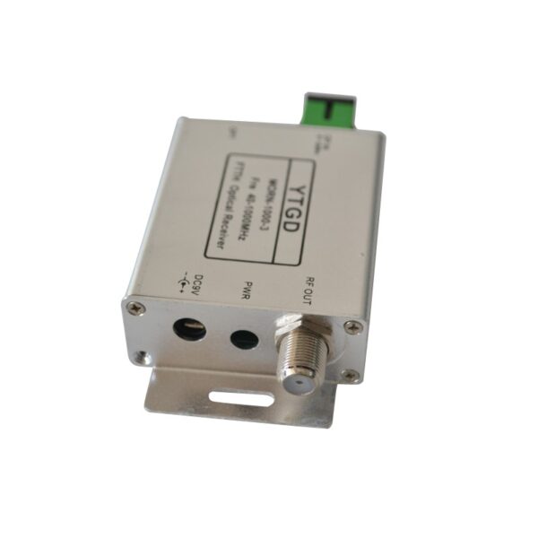 ftth optical receiver, sc apc iput, rf output for cable tv network, wall mount