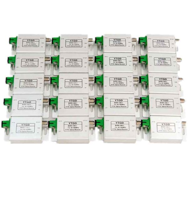 ftth optical receiver, sc apc iput, rf output for cable tv network, wall mount