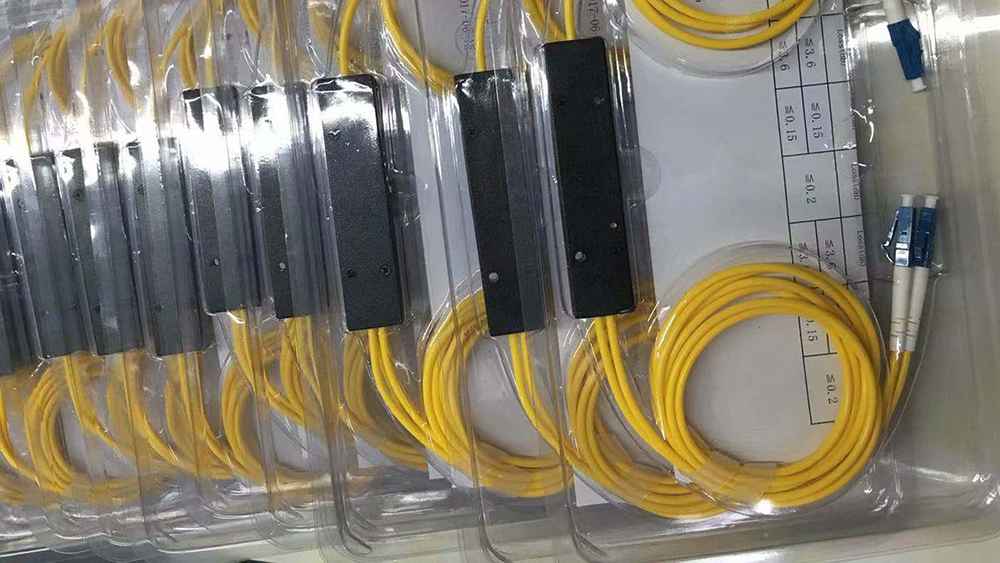 mini abs splitter fbt with lc upc connector yellow 2mm