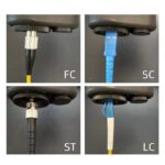 handheld fiber optic microscope, 400x magnification, for sc/lc/fc/st connectors, with 0.1μm detection, portable