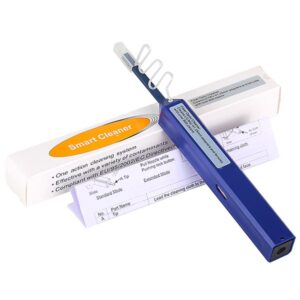lc/mu 1.25mm fiber optic cleaner pen, with 500+ uses, alcohol free, for connector endface cleaning, portable tool kit essential