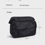 portable ftth tool bag with 13 piece fast connector kit, waterproof, for drop cable splicing & termination