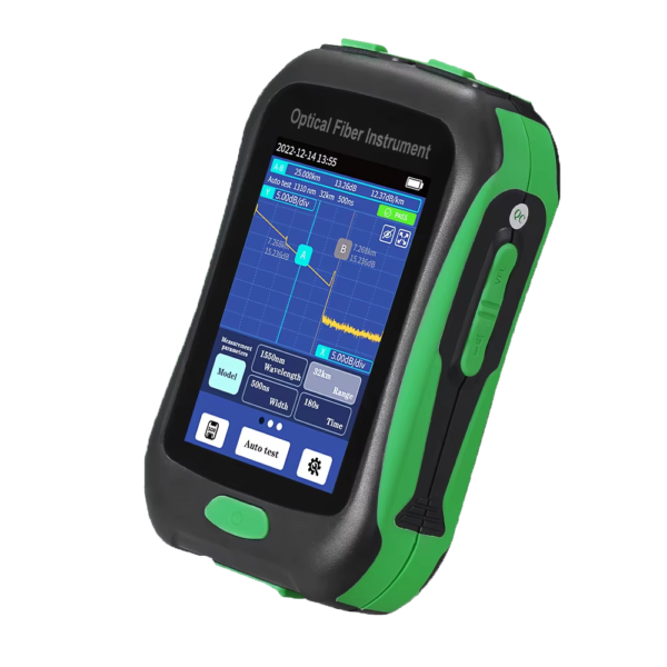 mini otdr skl 16u/a, 16/32/64 testing modes, 0.8m dead zone, 45db dynamic range, for ftth/pon networks