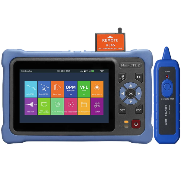 desktop otdr skl 800u, 48db dynamic range, 0.5m dead zone, for ftth/pon/data center testing