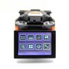 fiber optic fusion splicer a 80s, 0.02db avg loss, 6s splice time, for ftth/osp, with 5" touchscreen & heater