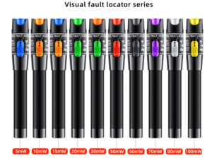 vfl 600 visual fault locator, 10km range, 650nm red laser, for fiber breaks & bends detection, class 3r