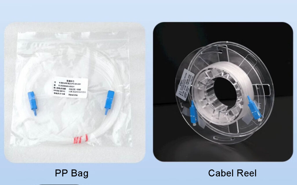 invisible fiber patch cord sc lc 900um single mode g.657.a2, il <0.3db, 5g communication indoor wiring