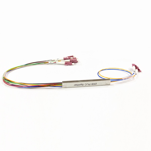 2x8 multimode fiber splitter lc pc om4