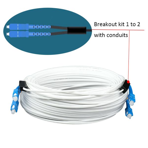 breakout kit 1 to 2 with conduits