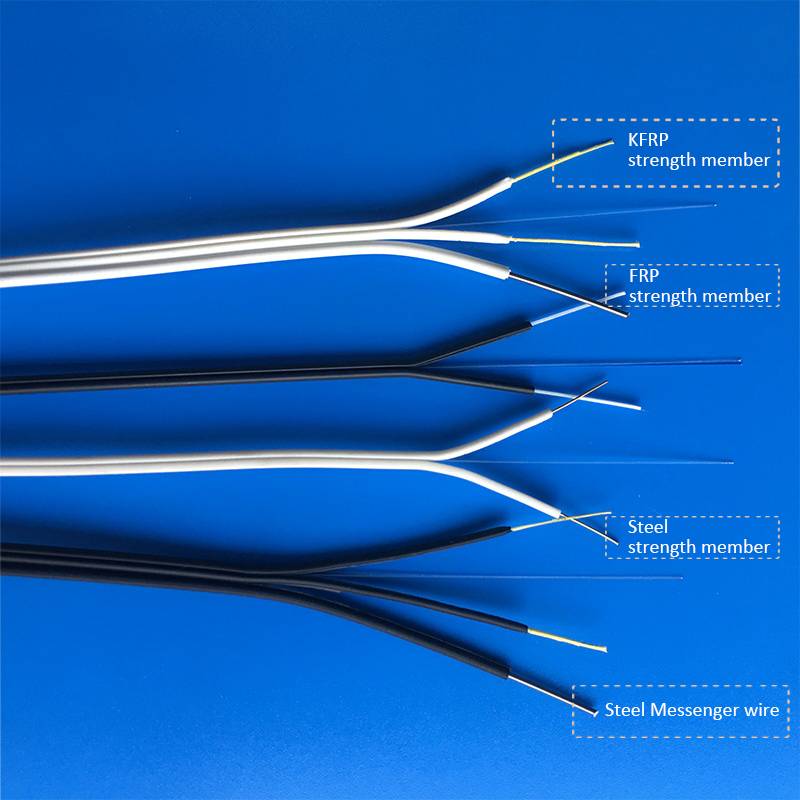 ftth drop cable strength member types
