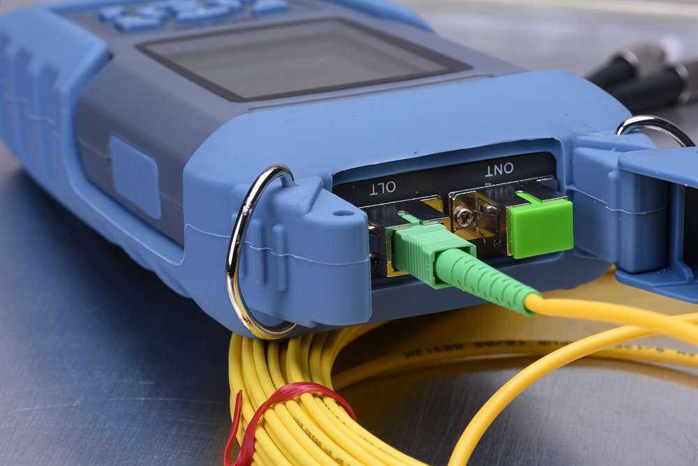 fiber optic networking test with optical power meter fiber optic tool kit