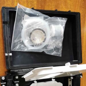 gjs 1803 optical fibre splitter enclosure 12 cores, ip65 rated, 2 in 2 out mechanical seal for outdoor fttx networks