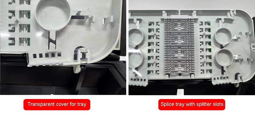 3in 3out ip65 outdoor fiber optic splice closure pre connectorized sc connectors for fiber to the home