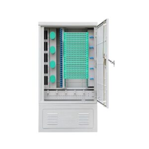 ip65 durable outdoor floor smc cross connect cabinet telecom for gsm, 288 cores fiber optic capacity, wall mount optional